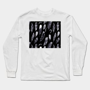 Feathers in the shadows Long Sleeve T-Shirt